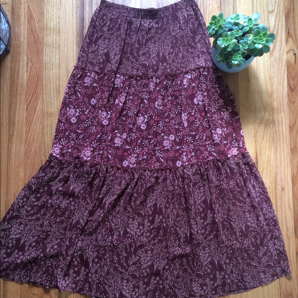 Flowy boho skirt